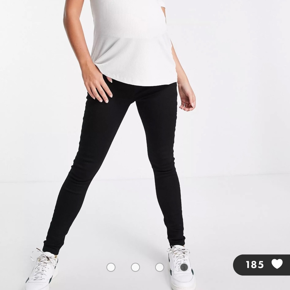 ASOS Maternity Black Jeans
